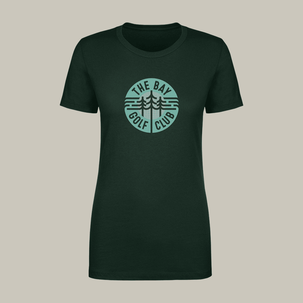 The Bay Golf Club Roundel T-Shirt TGL Golf Attire Girlfriend Gift Ideas