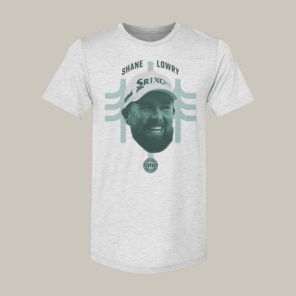The Bay Golf Club Shane Lowry Portrait T-Shirt Golf Club Clothes Unique Gift For Fan
