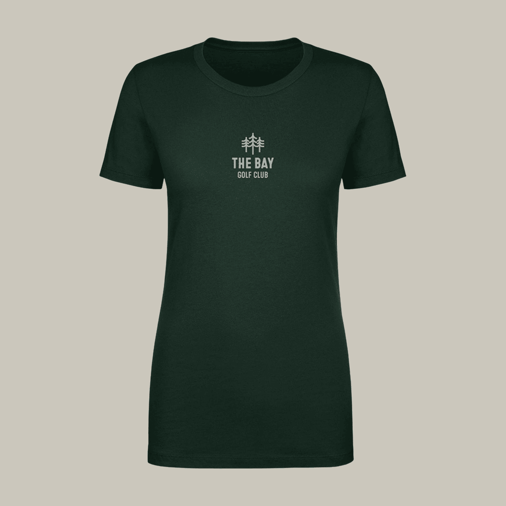 The Bay Golf Club Small Trees Wordmark T-Shirt TGL Golf Clothes Best Gift Idea For The Bay Fan