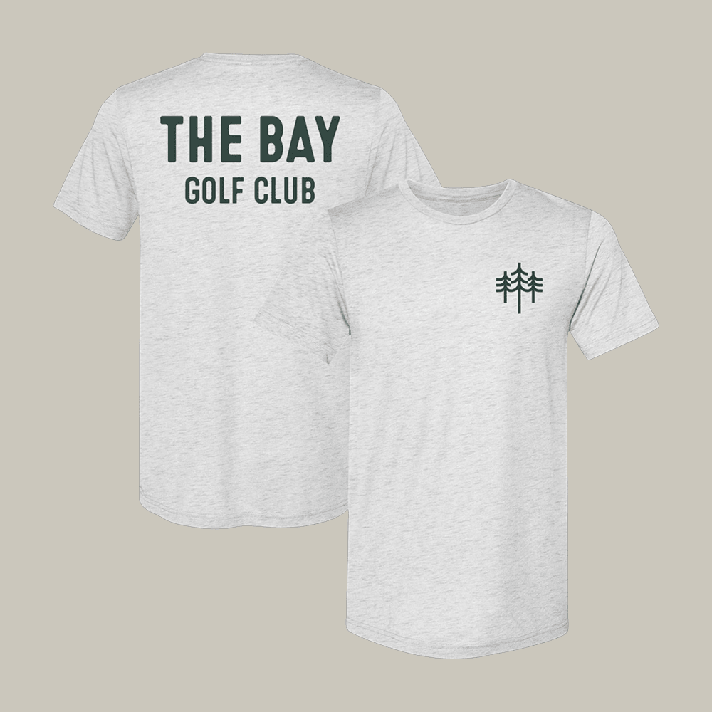 The Bay Golf Club Trees Wordmark T-Shirt TGL Golf Clothes Unique Gift For Enthusiast