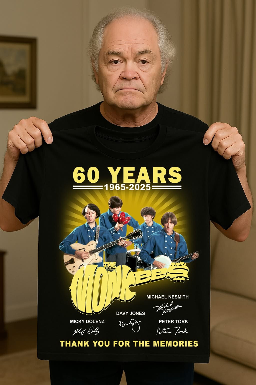 The Beach Boys 60 Years 2025 RIP Brian Wilson Shirt Thank You For The Memories Best Gift