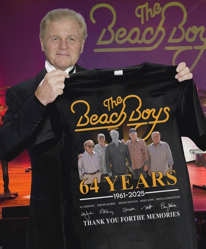 The Beach Boys 64 Years 1961 2025 T-Shirt Thank You For The Memories Fan Gifts