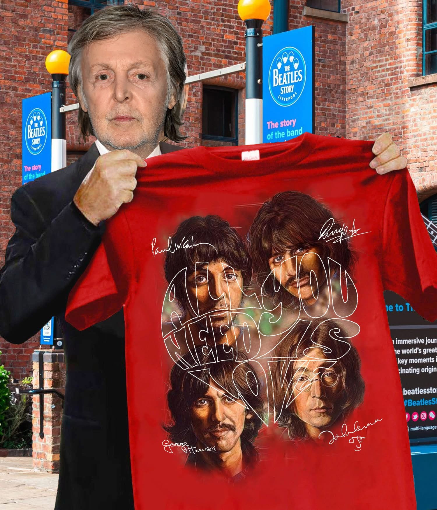 The Beatles Legends T-Shirt Signature Best Gifts For Beatles Lovers Fans For Him Her