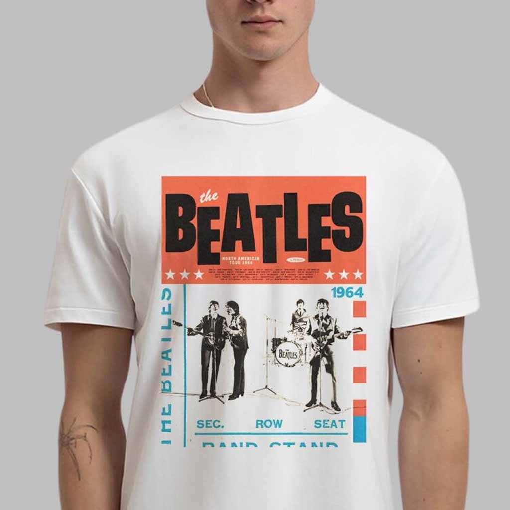 The Beatles Merch 60th Anniversary Poster Meet The Beatles T-Shirt Fan Merch Gifts For Friends The Beatles Merch 60th Anniversary Poster Meet The Beatles T-Shirt Fan Merch Gifts For Friends