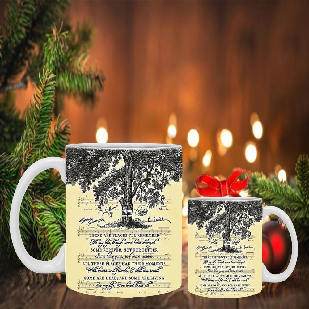 The Beatles Mug In My Life Song Lyric Mug Signed Best Gift For Beatles Fan The Beatles Mug In My Life Song Lyric Mug Signed Best Gift For Beatles Fan