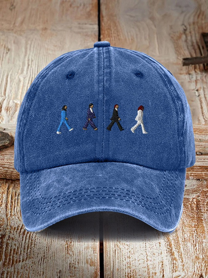 The Beatles On Abbey Road Hat Honor Legends The Beatles Baseball Cap Best Fan Gifts
