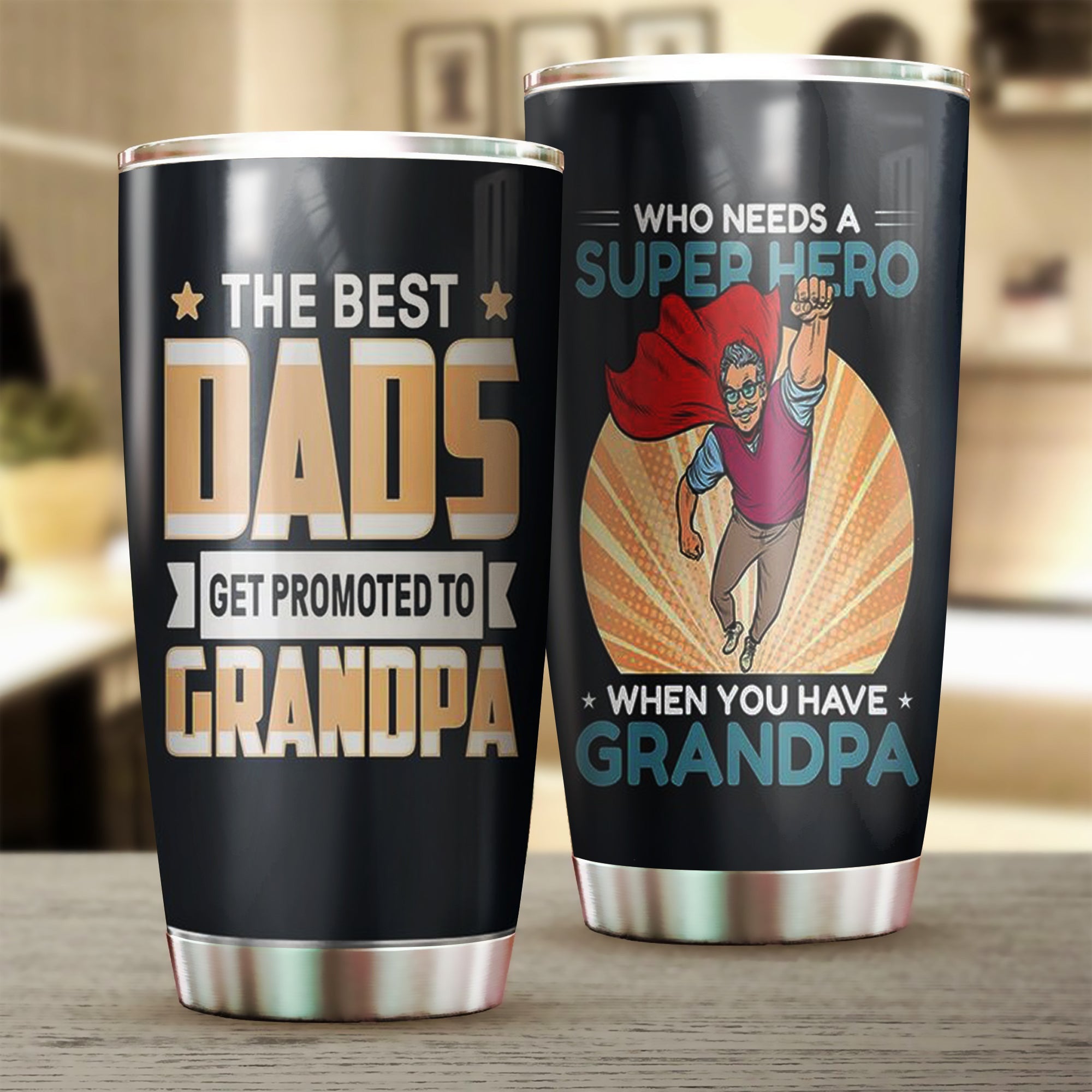 The Best Dads Get Promoted To Grandpa Tumbler Stainless Steel Tumbler Gift Ideas For Grandpa The Best Dads Get Promoted To Grandpa Tumbler Stainless Steel Tumbler Gift Ideas For Grandpa