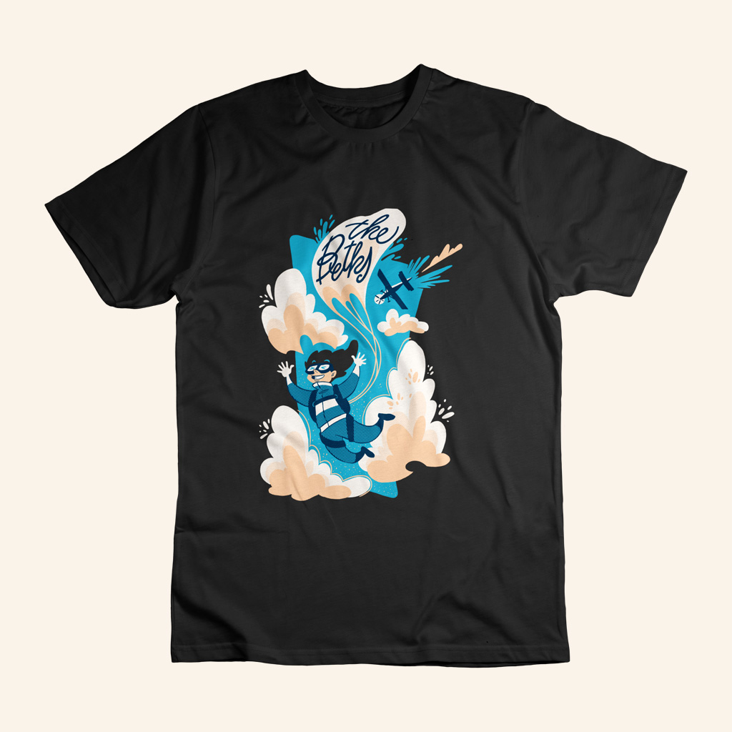 The Beths Merch Jump Black T-Shirt Birthday Present For Husband