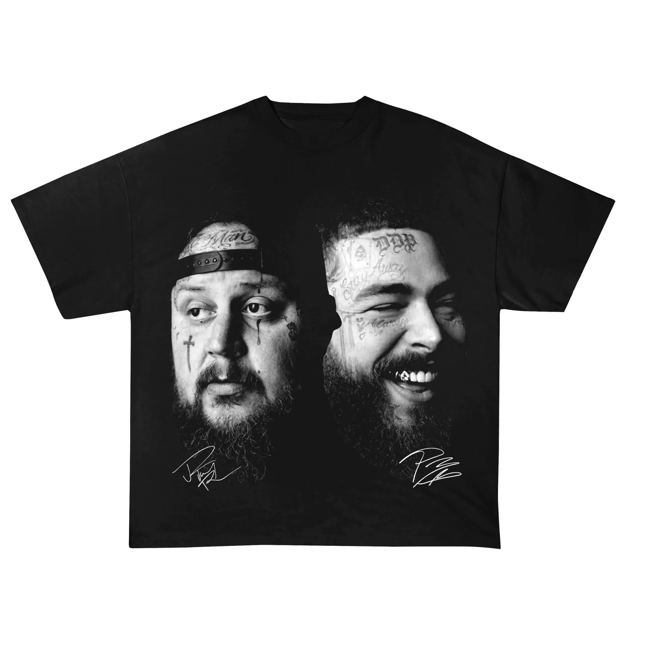 The Big Ass Stadium Tour Merch Shirt Post Malone With Jelly Roll 2025 Concert Tee Shirts