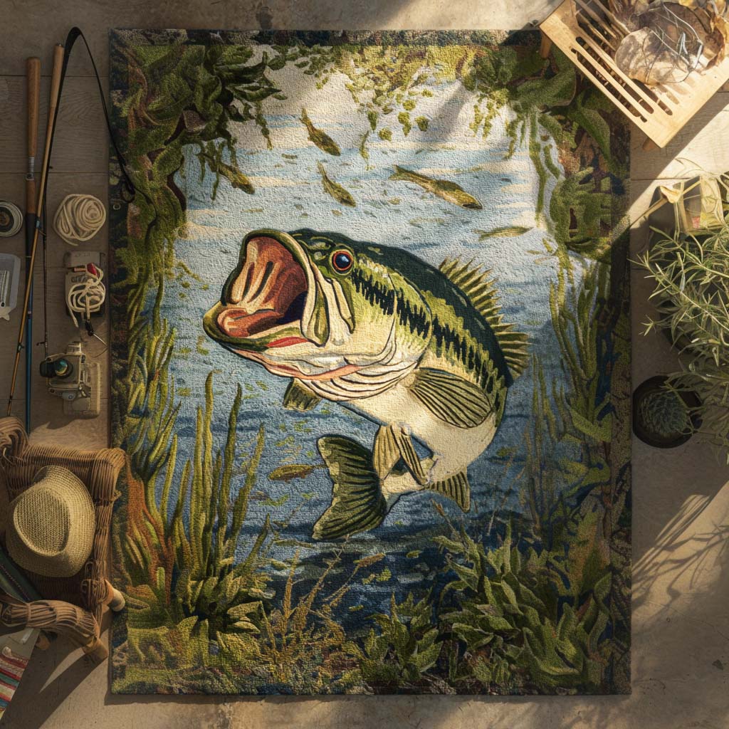 The Big Bite Area Rug Christmas Decor For Entryway Fishing Gifts For Boyfriend