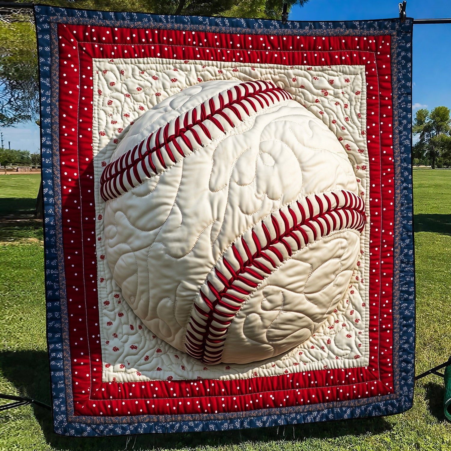 The Big League Quilted Blanket Gifts For Baseball Players