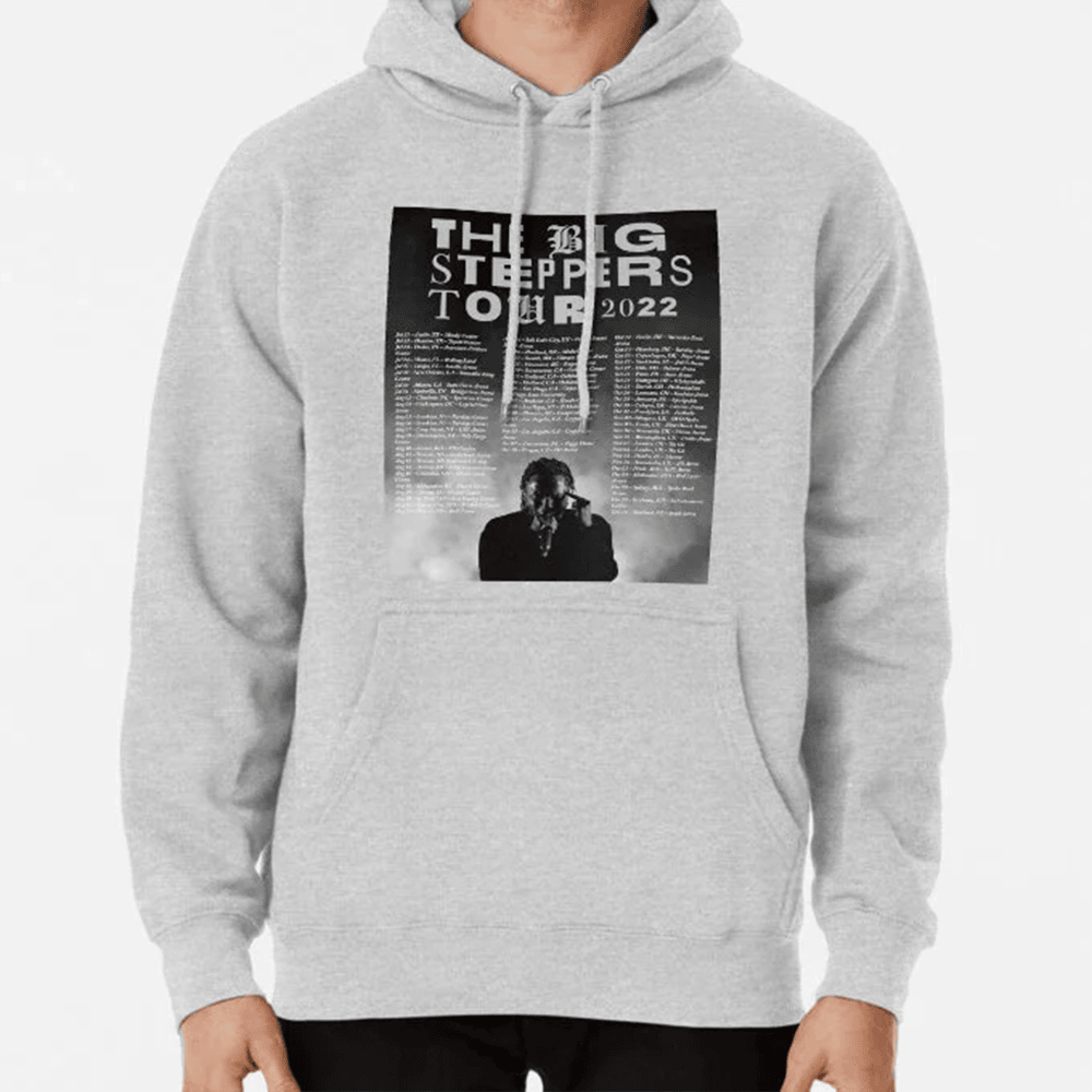 The Big Steppers Tour Poster Design By Kendrick Lamar and Baby Keem Hoodie Gift For Hip Hop Fans