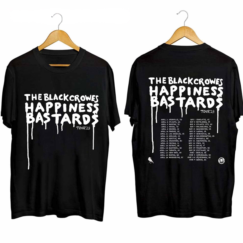 The Black Crowes Happiness Bastards Tour Shirt Fan Merch Gift Ideas For Brother The Black Crowes Happiness Bastards Tour Shirt Fan Merch Gift Ideas For Brother