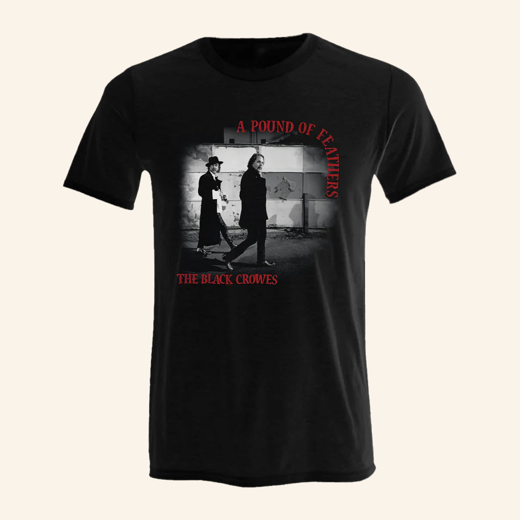 The Black Crowes Merch A Pound Of Feathers Black T-Shirt Good Gifts For Boyfriend