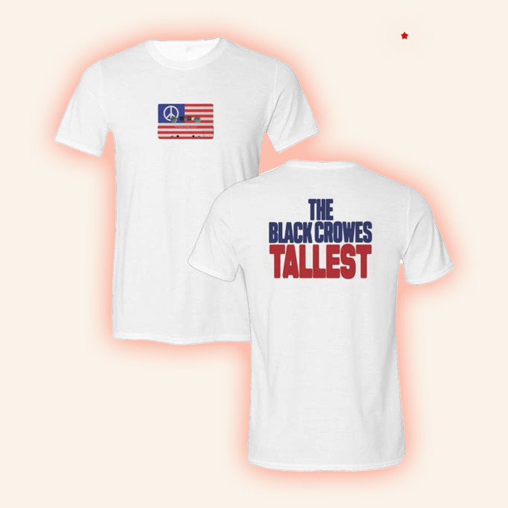 The Black Crowes Merch The Black Crowes Tallest White T-Shirt Gifts For Him The Black Crowes Merch The Black Crowes Tallest White T-Shirt Gifts For Him