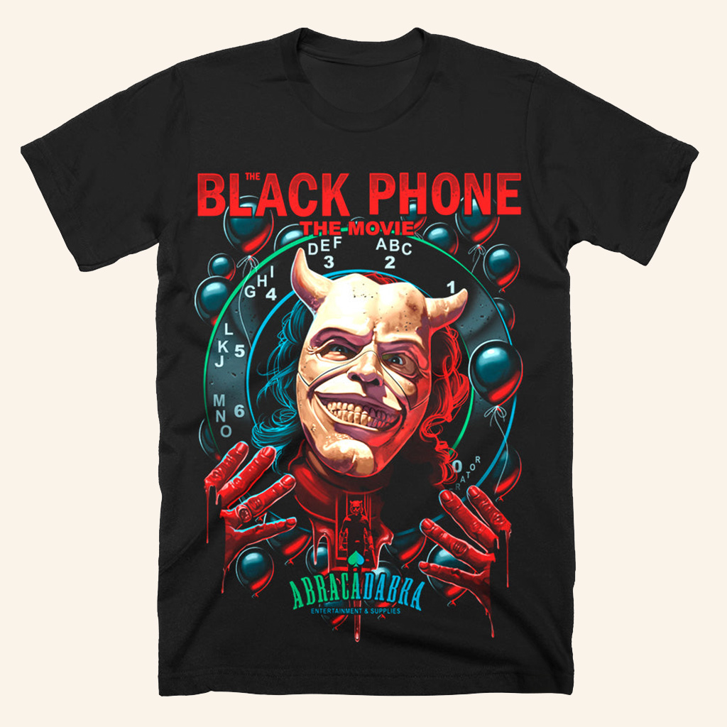The Black Phone Abracadabra T-Shirt Halloween Shirt Presents For Best Friends The Black Phone Abracadabra T-Shirt Halloween Shirt Presents For Best Friends
