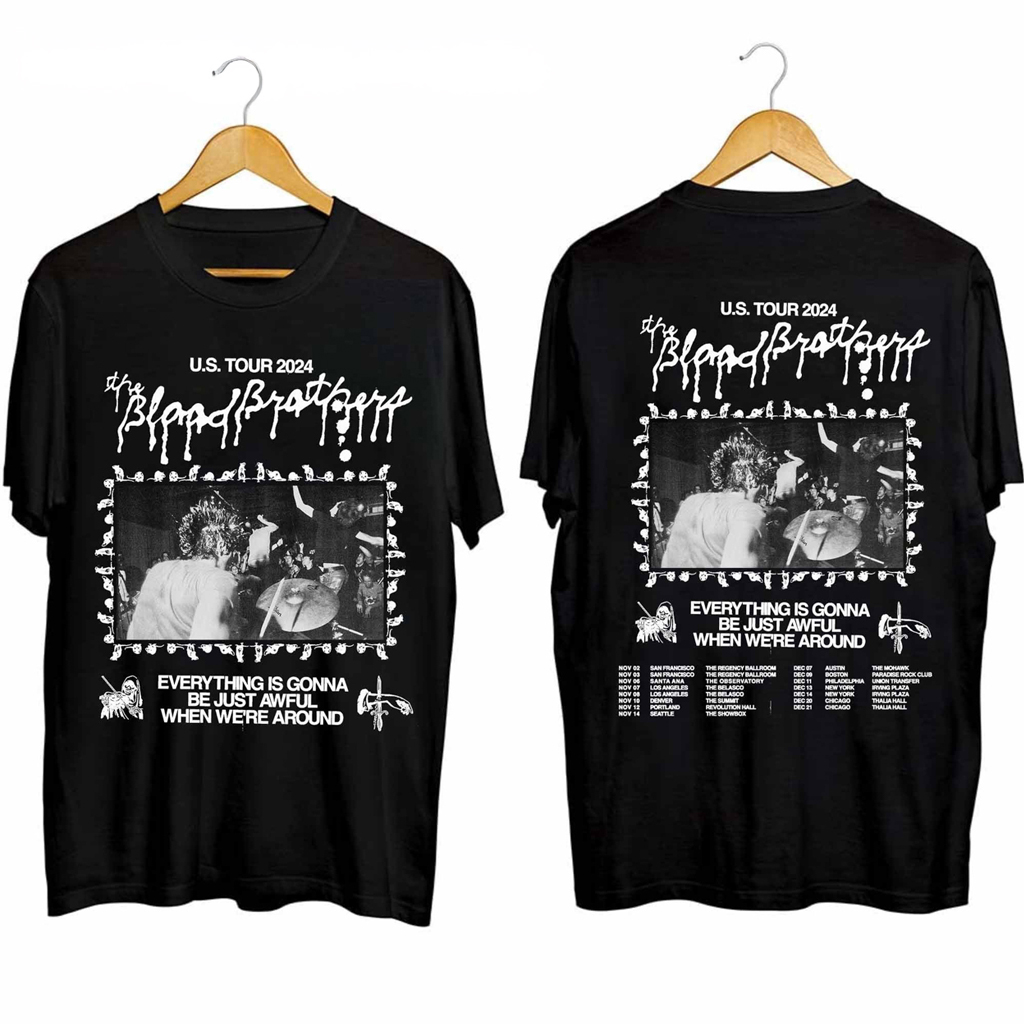 The Blood Brothers Tour 2024 Shirt Fan Merch Gift Ideas For Friends The Blood Brothers Tour 2024 Shirt Fan Merch Gift Ideas For Friends