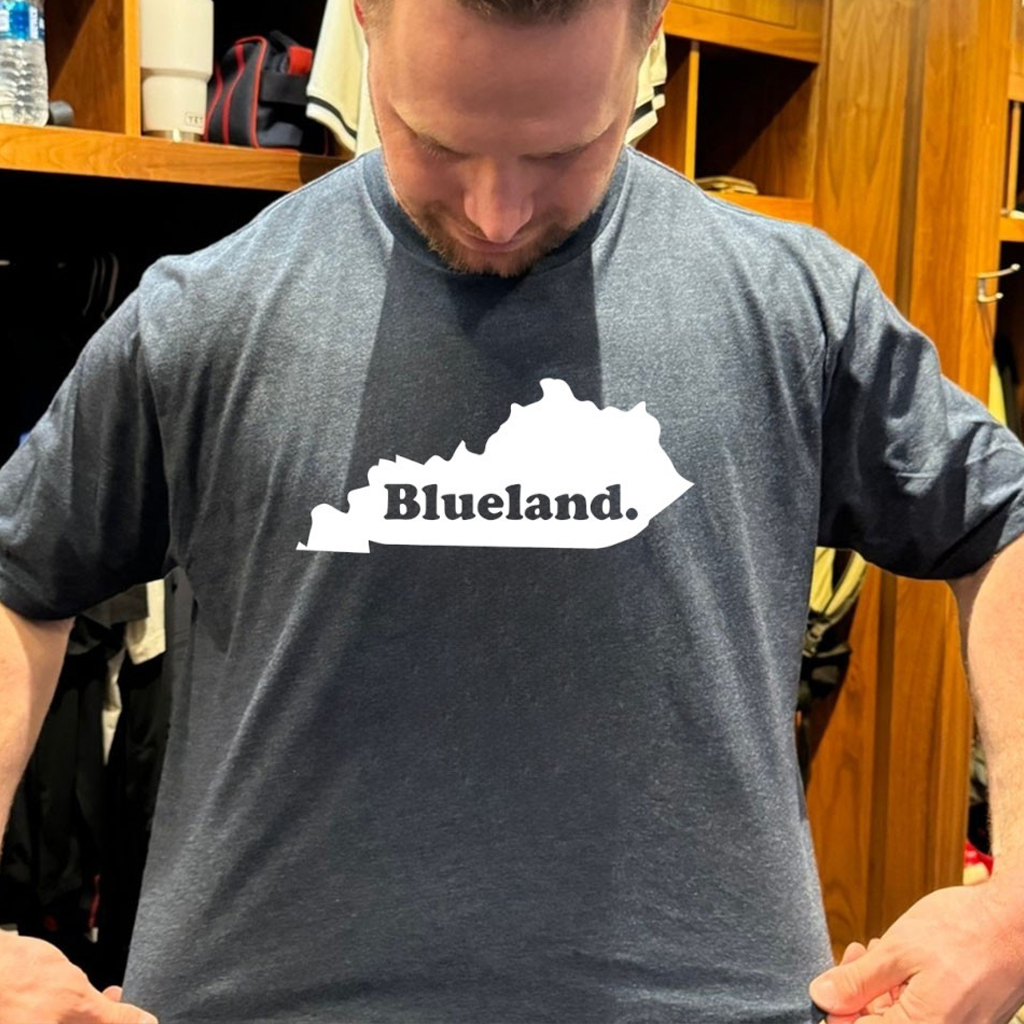 The Blueland Kentucky Map Shirt Birthday Presents For Brother