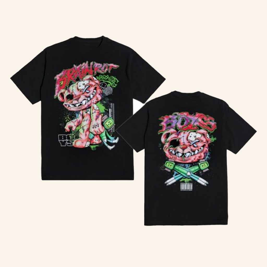 The Boys Merch Brainrot Bearly Alive Shirt Halloween Gifts For Teens The Boys Merch Brainrot Bearly Alive Shirt Halloween Gifts For Teens