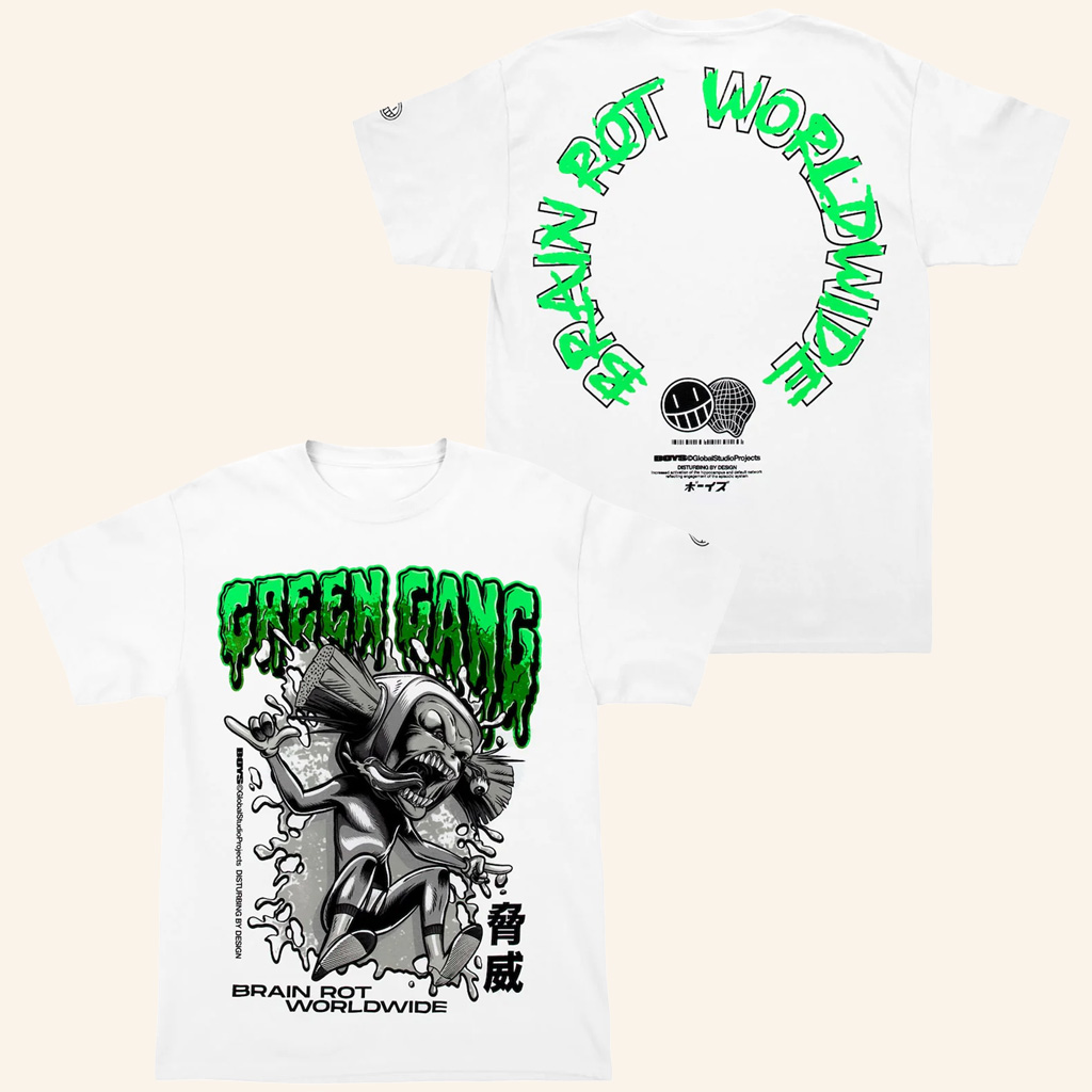The Boys Merch Green Gang Brush Head T-Shirt Present For Husband The Boys Merch Green Gang Brush Head T-Shirt Present For Husband