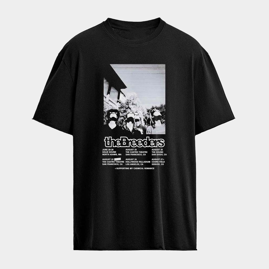 The Breeders August 2026 Tour T-shirt The Breeders Merch Gifts For People Who Like Music