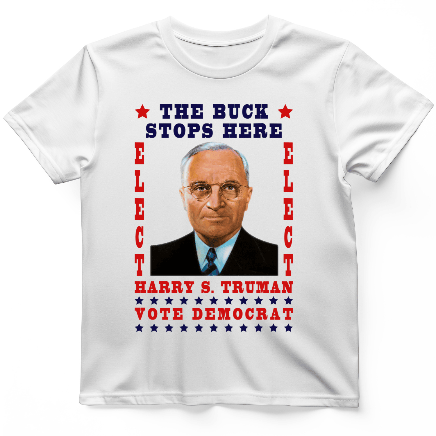 The Buck Stops Here T-Shirt Harry Truman Shirt Unique Gifts For Enthusiasts