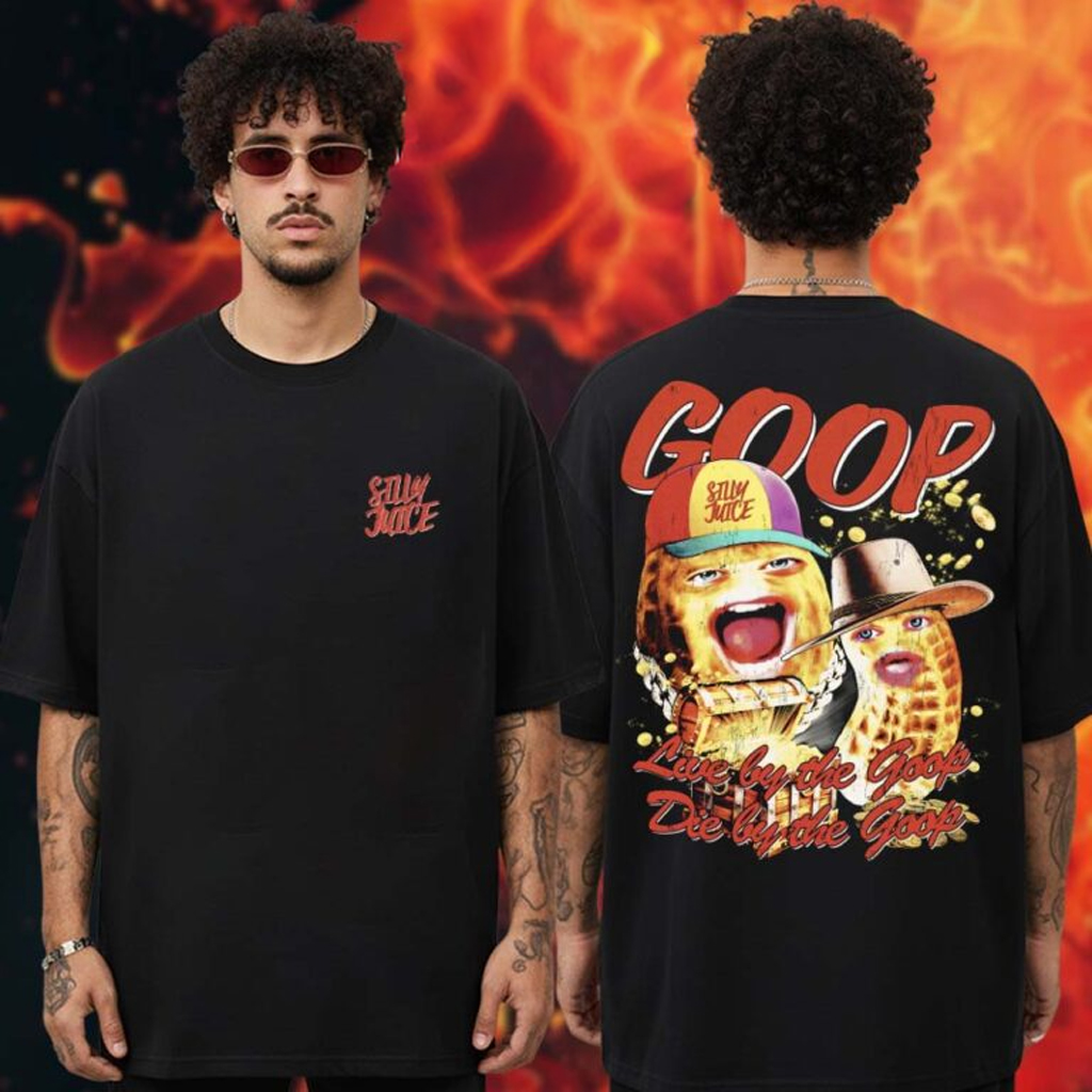 The Burnt Peanut Merch Live By The Goop T-Shirt Funny Gifts For Brothers