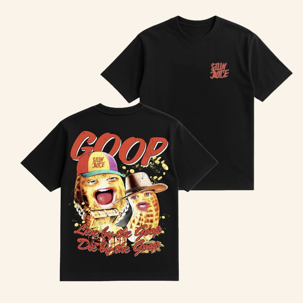 The Burnt Peanut Merch Live By The Goop T-Shirt Funny The Burnt Peanut Shirt Fan Gifts