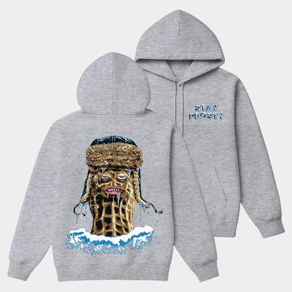 The Burnt Peanut Merch Stay Frosty Hoodie Birthday Gift Ideas For Brothers
