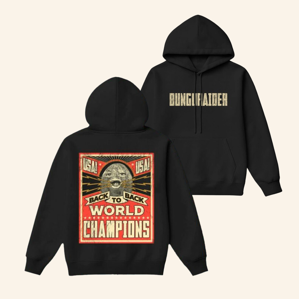 The Burnt Peanut Merch World Champions Hoodie TheBurntPeanut Merch Gifts For Him