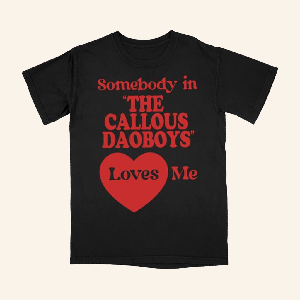 The Callous Daoboys Merch Black Love Shirt Gifts For Her The Callous Daoboys Merch Black Love Shirt Gifts For Her
