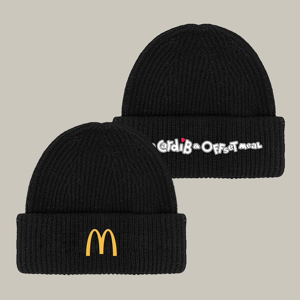The Cardi B And Offset Meal Mc Donald Beanie Cardi B Lover Merch Gift Idea For Fans