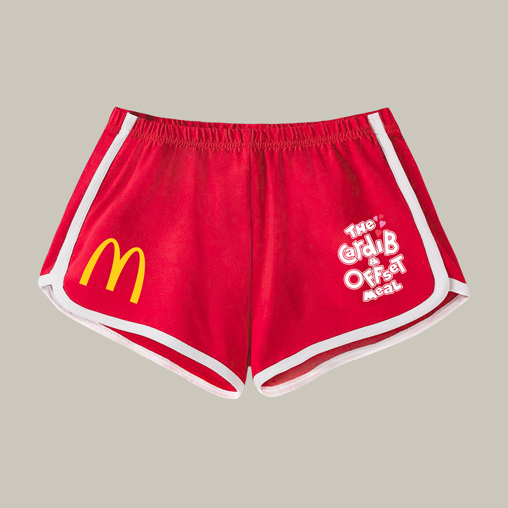 The Cardi B And Offset Meal Mc Donald Shorts Cardi B Lover Merch Present For Wife