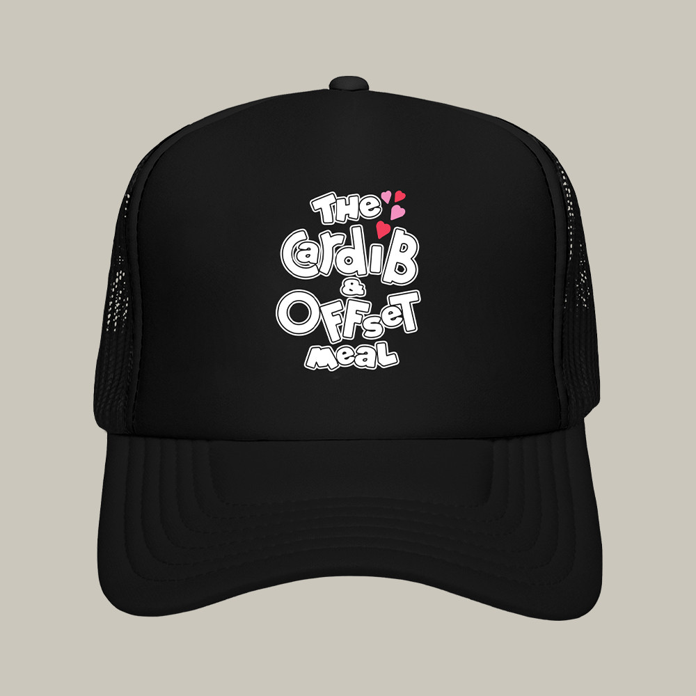 The Cardi B And Offset Meal Trucker Hat Cardi B Trucker Cap Present For Huge Fans