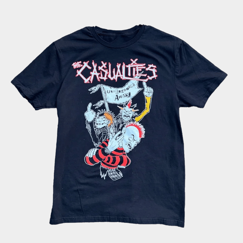 The Casualties Merch Underground Army Shirt Gifts For Rock Music Lovers
