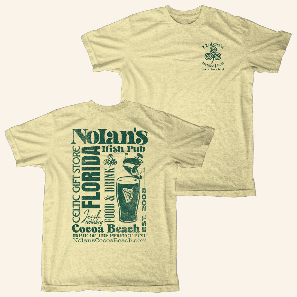 The Celtic Gift Merch Nolan's 2024 'Home Of The Perfect Pint' T-Shirt Gifts For Friends