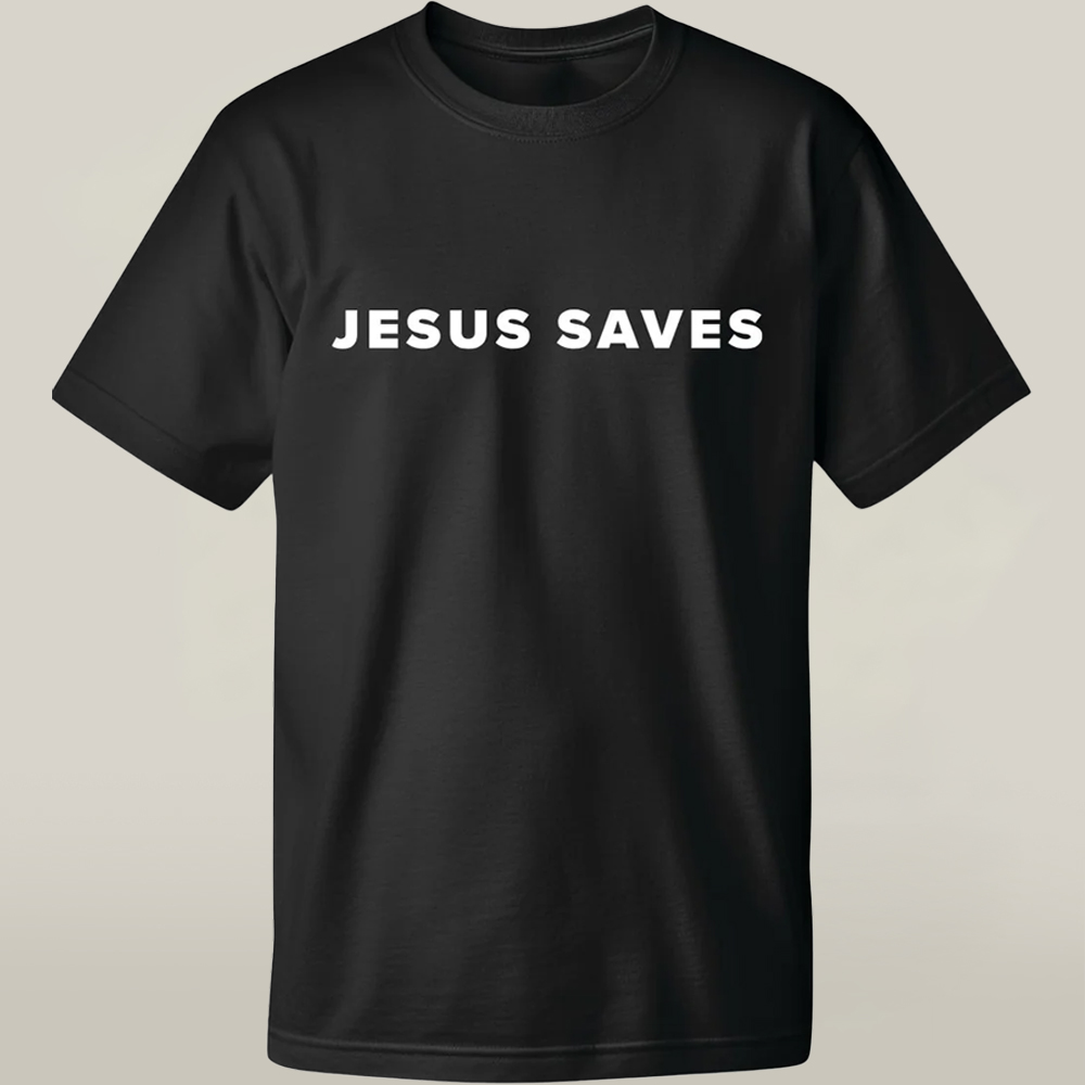 The Charlie Kirk Show Store Jesus Save T-shirt Cool Turning Point Usa Merch