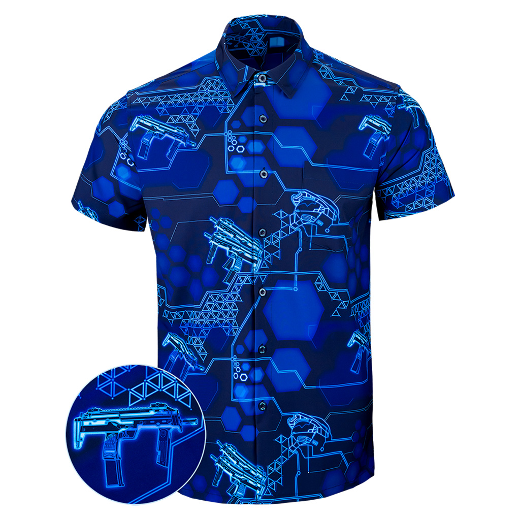 The Chief Button Down Shirt Concealed Carry Hawaiian Shirt Gifts For Son In Law