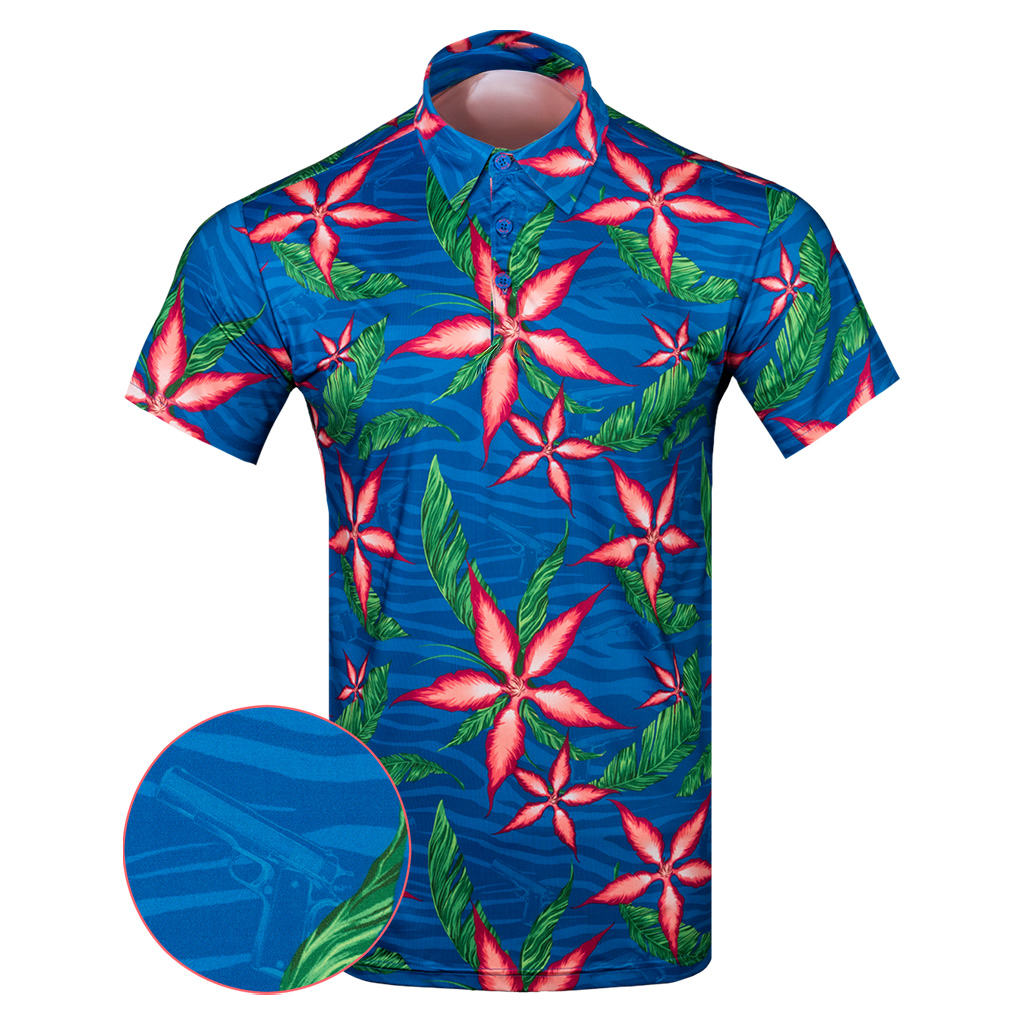 The Chuckles Polo Shirt Tactical Aloha Polo Shirt Gun Lovers Gifts For Husband
