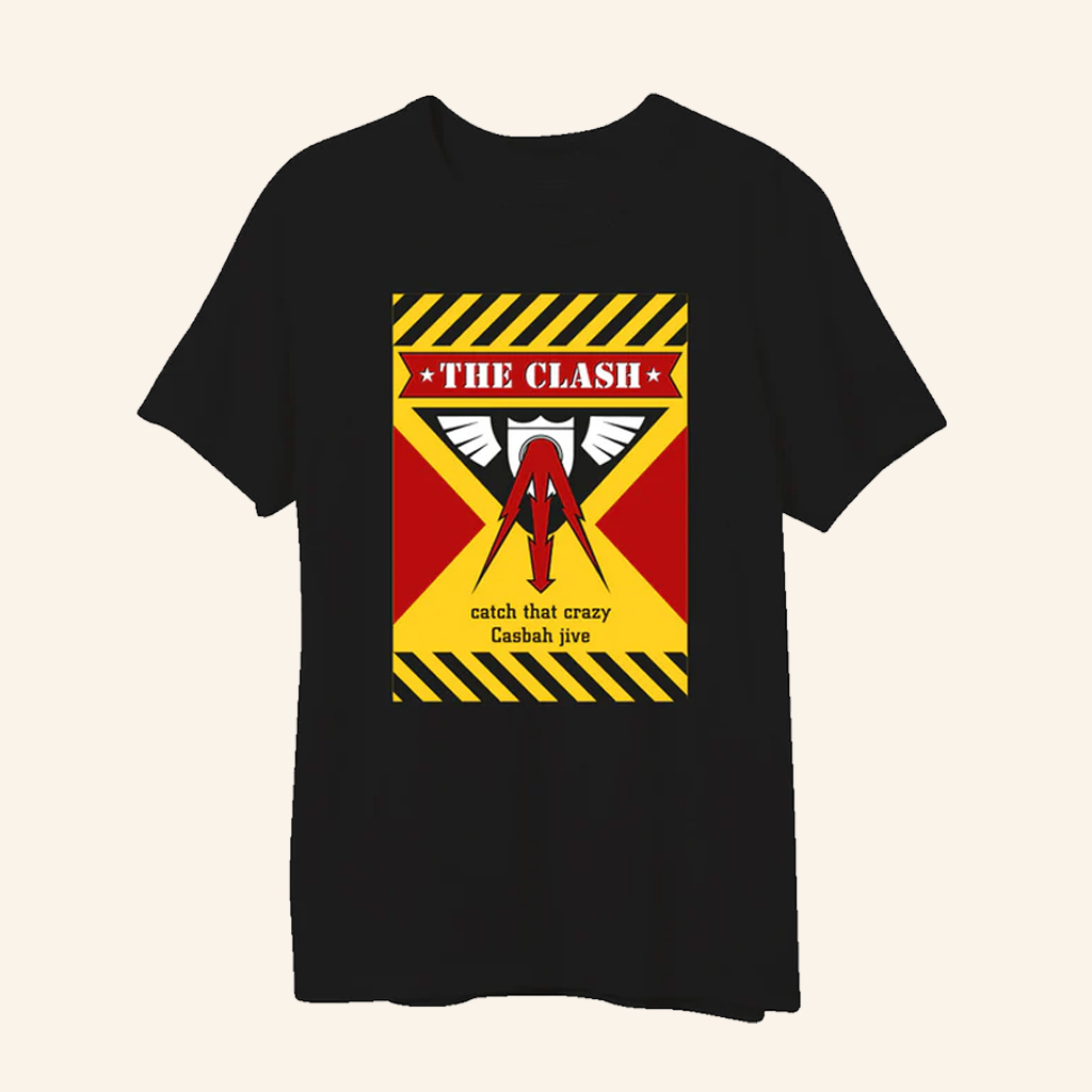 The Clash Merch Casbah Jive T-Shirt Christmas Gifts For Rock Fans