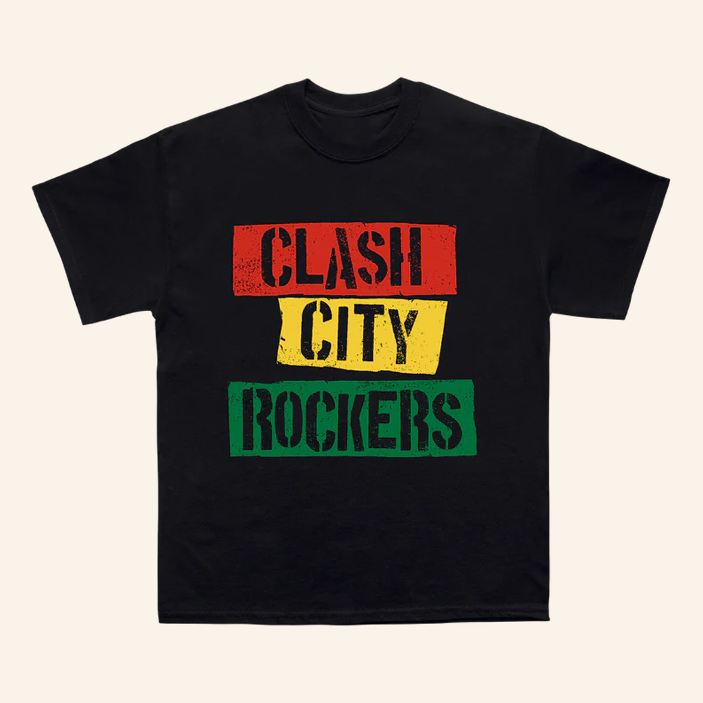 The Clash Merch Clash City Rockers Logo T-Shirt Best Christmas Gifts For Rock Fans