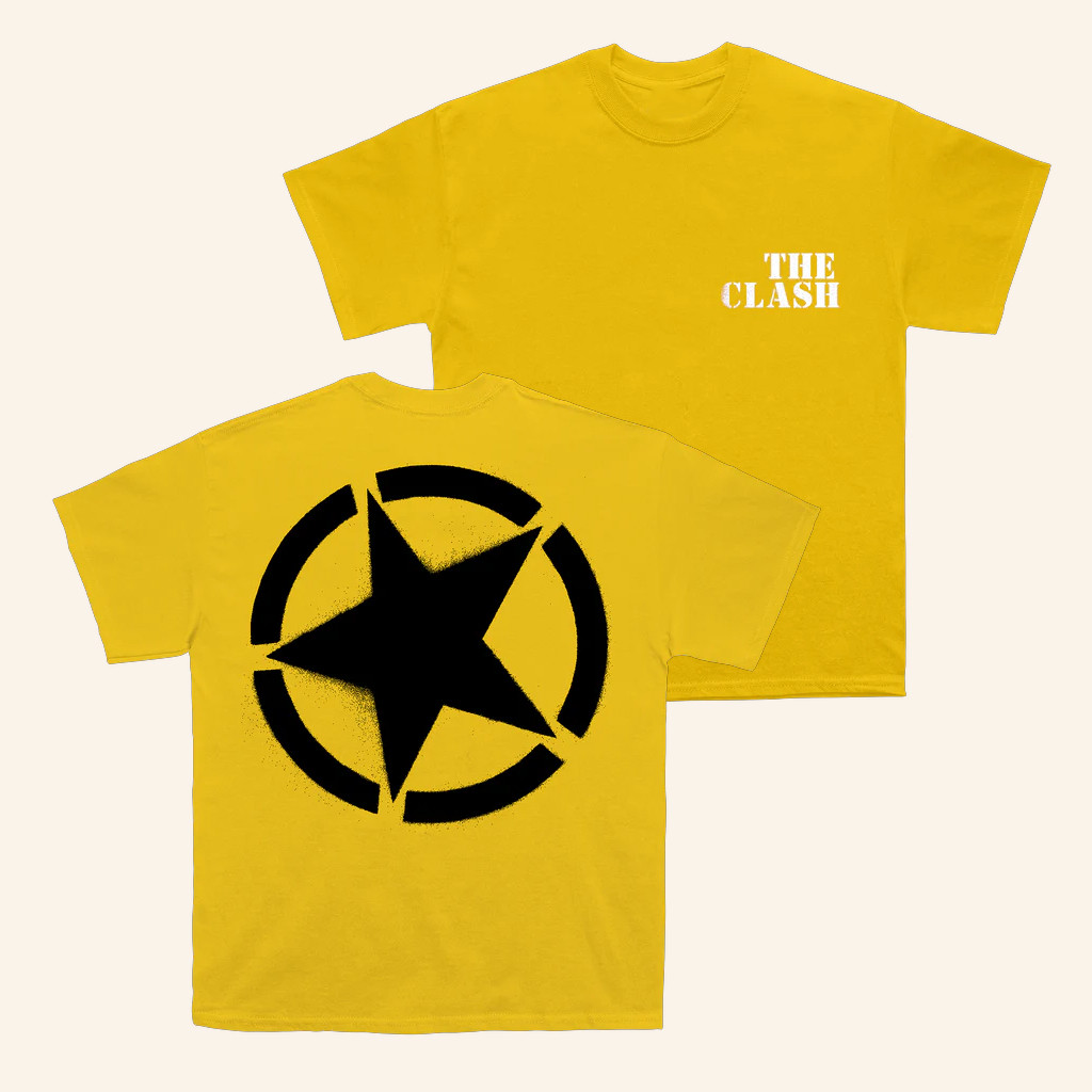 The Clash Merch Combat Rock Star T-Shirt Christmas Gift Ideas For Him