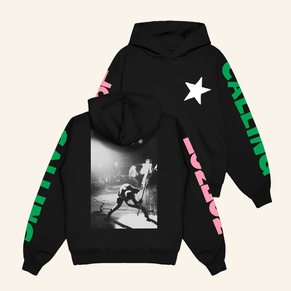 The Clash Merch London Calling Album Hoodie Christmas Presents For Boyfriend The Clash Merch London Calling Album Hoodie Christmas Presents For Boyfriend