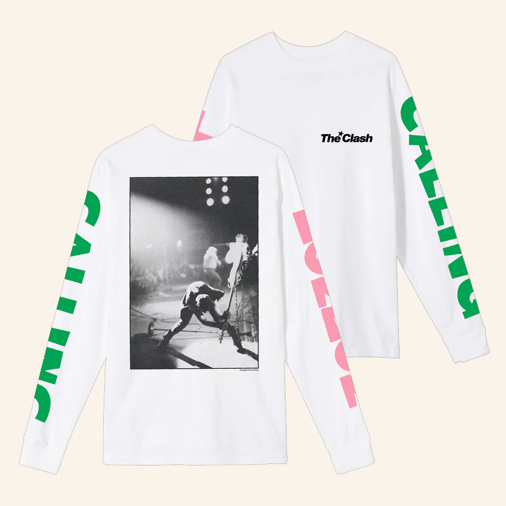 The Clash Merch The Clash London Calling Album Long Sleeve T-Shirt Gifts For Friends The Clash Merch The Clash London Calling Album Long Sleeve T-Shirt Gifts For Friends