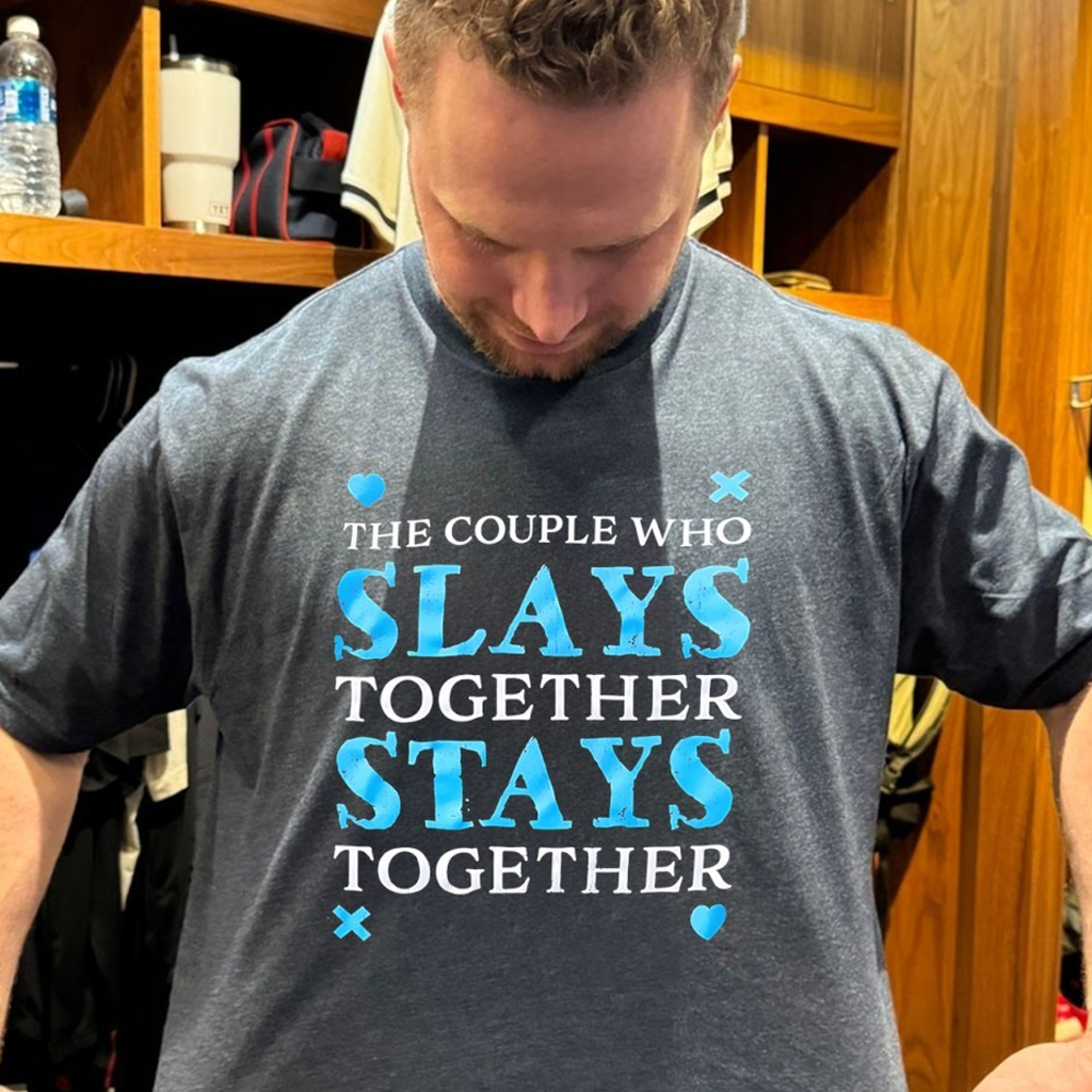 The Couple Who Slays Together Stays Together Shirt Best Gifts For Him Her