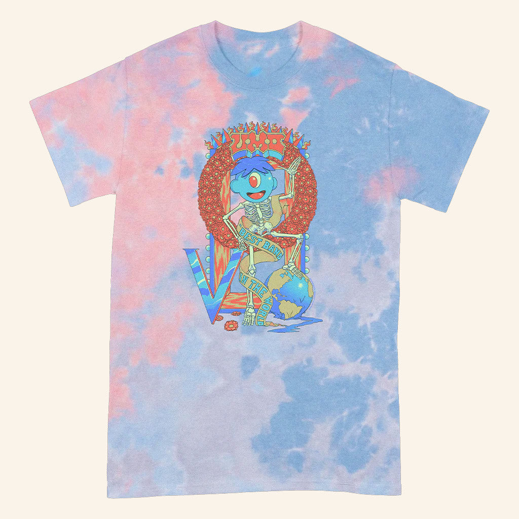 The Cpap Merch Best Band In The World Tie Dye T-Shirt Gifts For Friends