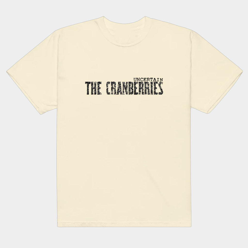 The Cranberries Merch The Cranberries Uncertain Logo T-Shirt Best Gifts For Boyfriend-1
