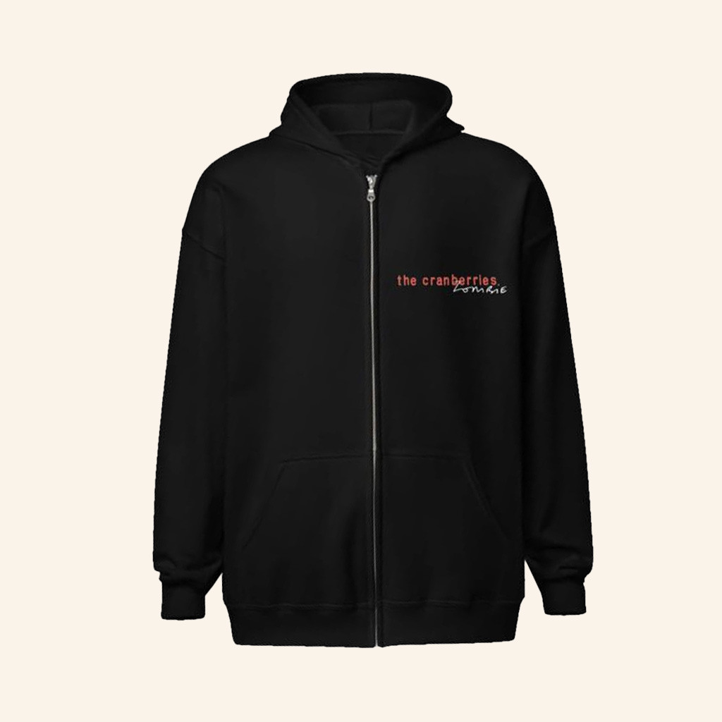 The Cranberries Merch Zombie Zip Hoodie Best Gifts For Music Lovers
