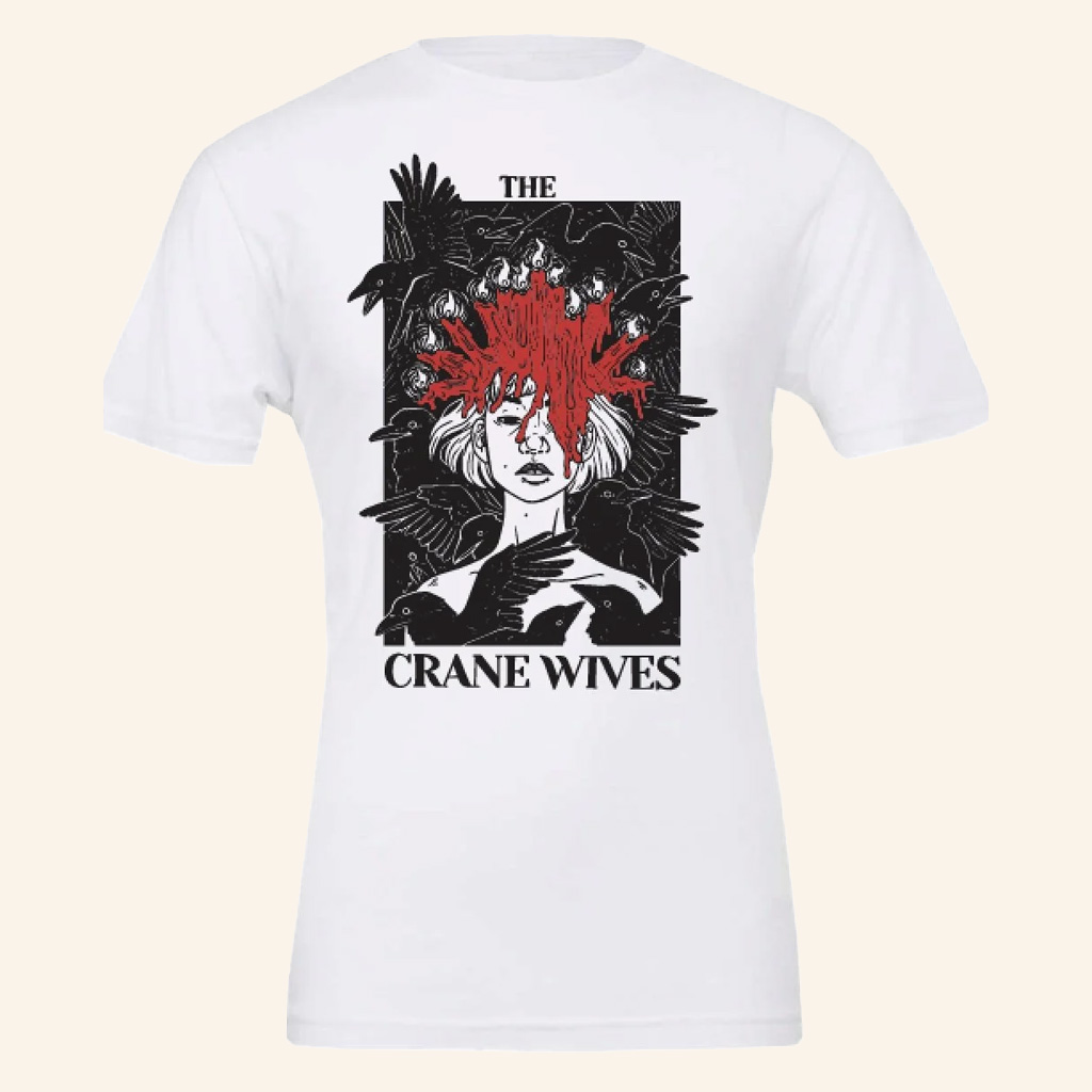 The Crane Wives Merch 2024 Tour White Shirt Unique Gifts For Music Lovers The Crane Wives Merch 2024 Tour White Shirt Unique Gifts For Music Lovers