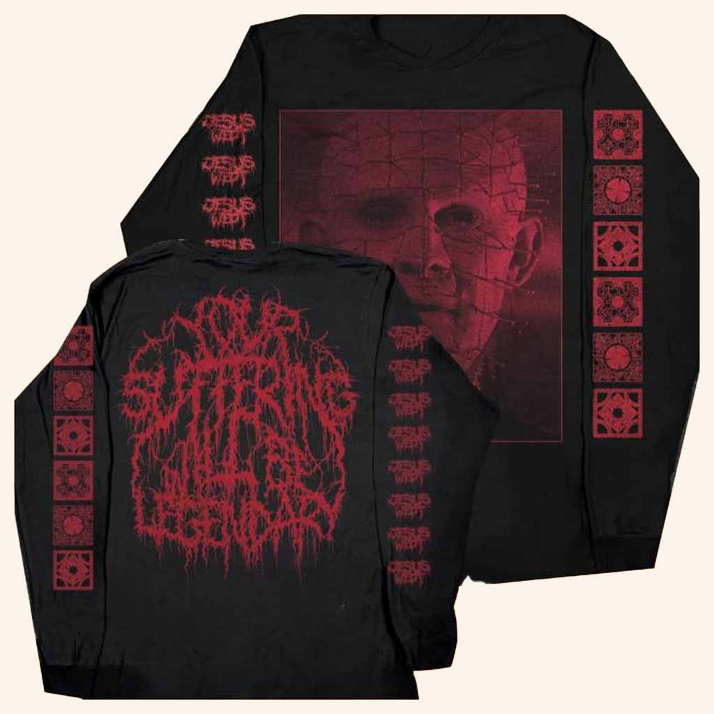 The Cult Of Cult Merch Hellraiser Pinhead Long Sleeve T-Shirt Christmas Gifts For Father The Cult Of Cult Merch Hellraiser Pinhead Long Sleeve T-Shirt Christmas Gifts For Father